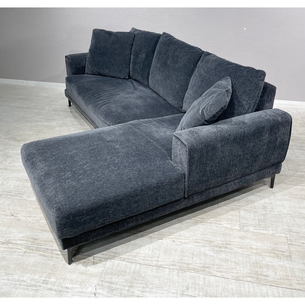 KGY-140782　座って左カウチソファセット［グレー］