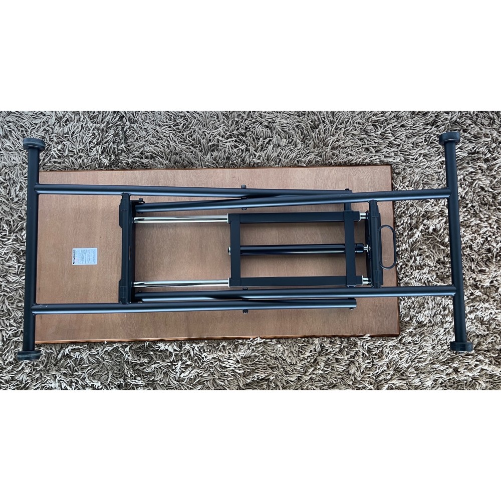 KGY-141571　昇降テーブル［ダークブラウン］