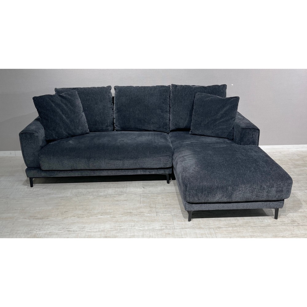 KGY-140782　座って左カウチソファセット［グレー］