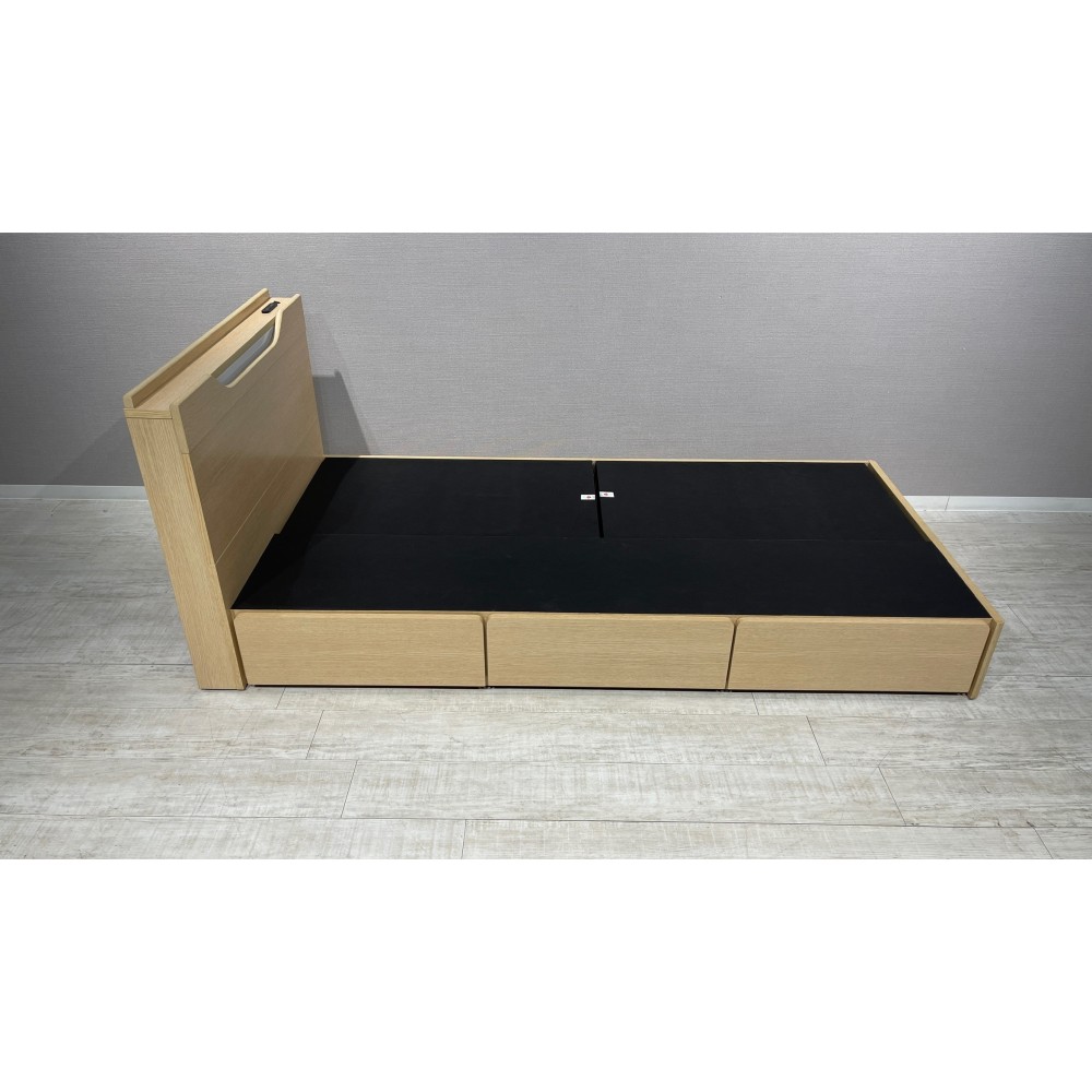 KGY-140505　ベッドフレーム［シングル］［ナチュラル］