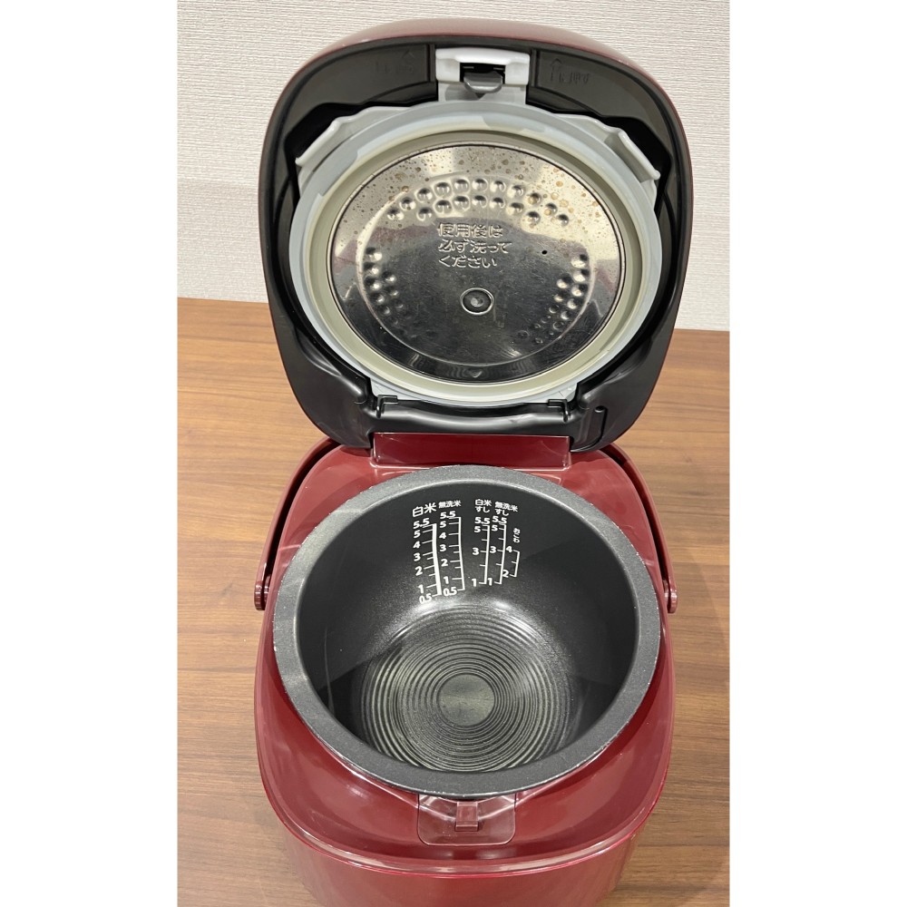 KGY-139945　真空ＩＨジャー炊飯器［５．５合］［グランレッド］