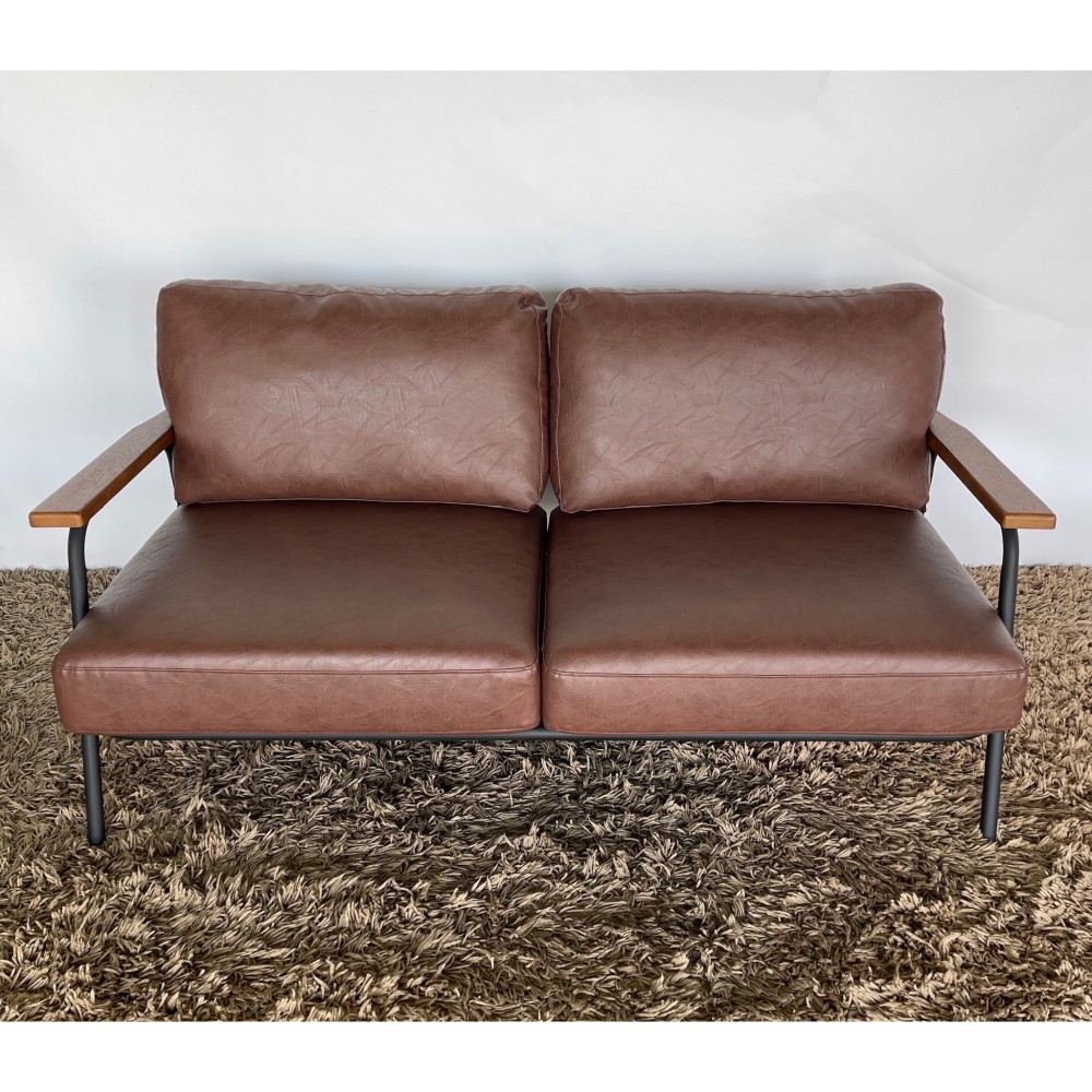 KGY-141568　２Ｐソファ［ブラウン］