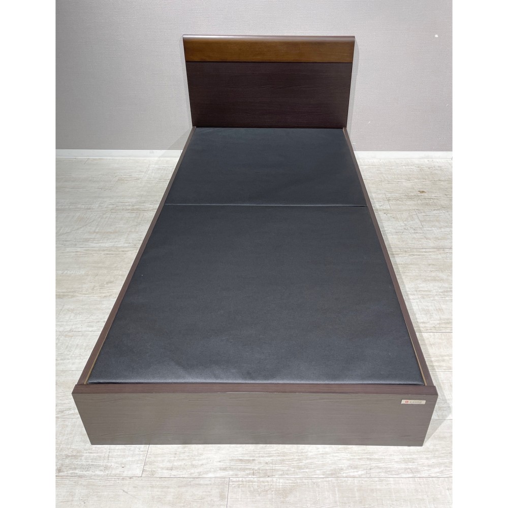 KGY-141149　ベッドフレーム［シングル］［ブラウン］