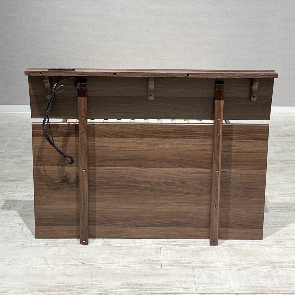 KGY-140997　ベッドフレーム［シングル］［ブラウン］