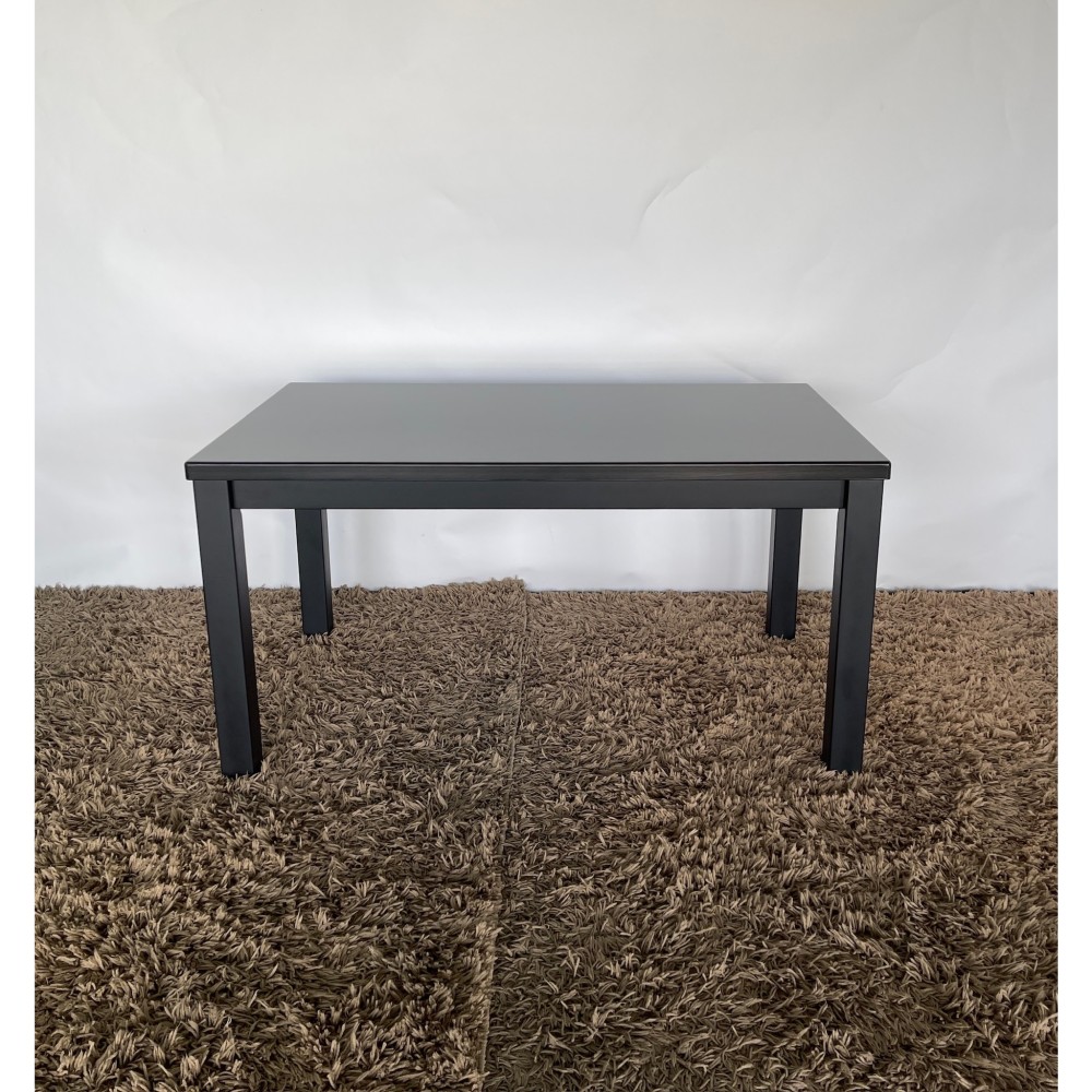 KGY-141583　ダイニング５点セット［ブラック］