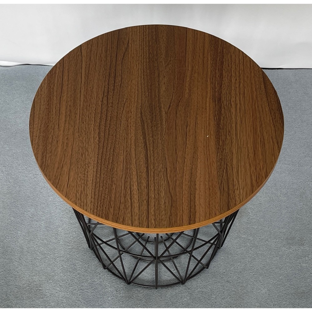 KGY-141898　サイドテーブル［ブラウン］