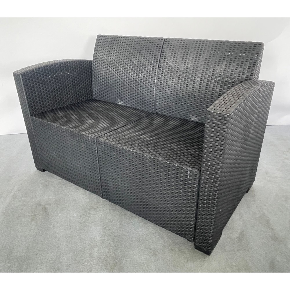 KGY-141909　ガーデンリビング４点セット［ブラック］