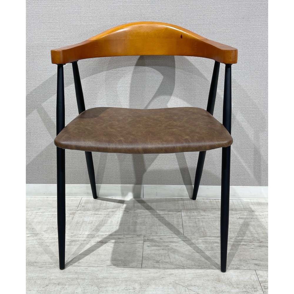 KGY-140676　アームチェア［ブラウン］