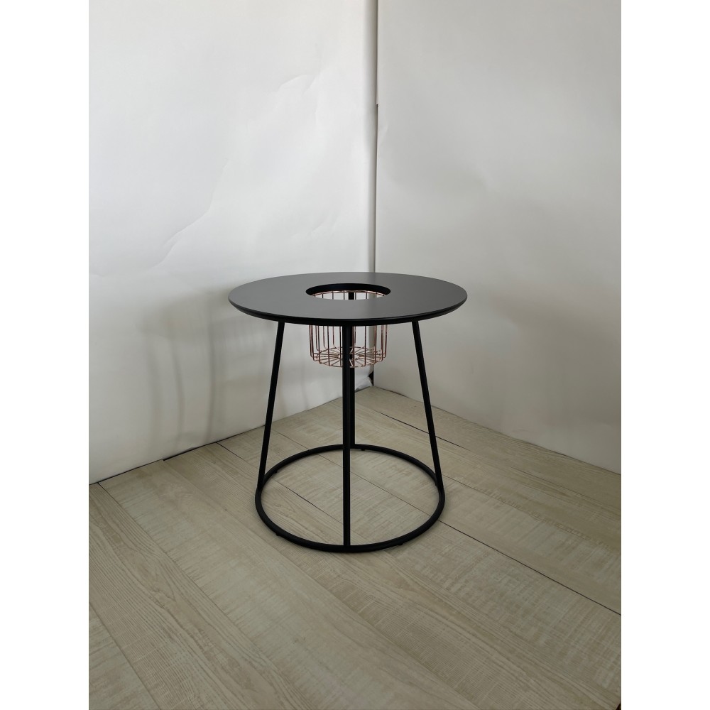 KGY-141823　サイドテーブル［ブラック］