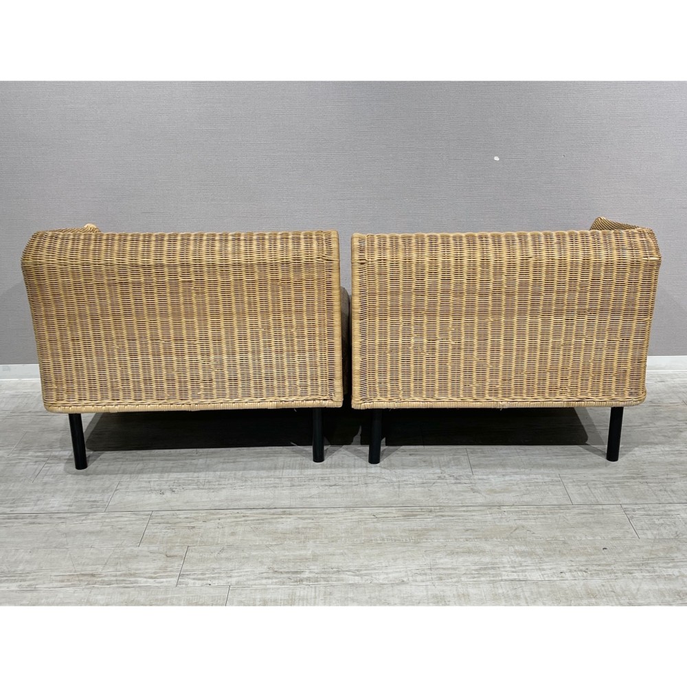 KGY-141093　２Ｐソファ［ナチュラル］