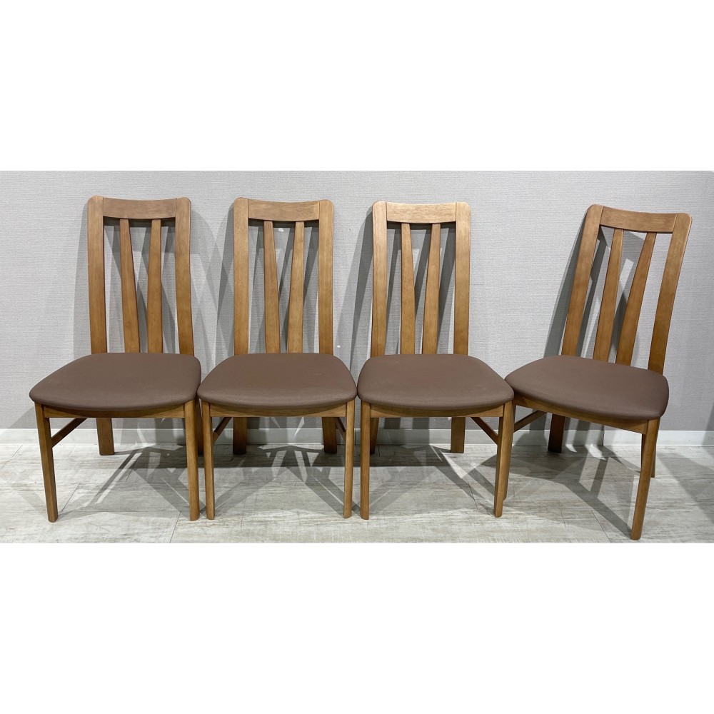 KGY-140938　チェア４脚セット［カリモク］［ブラウン］