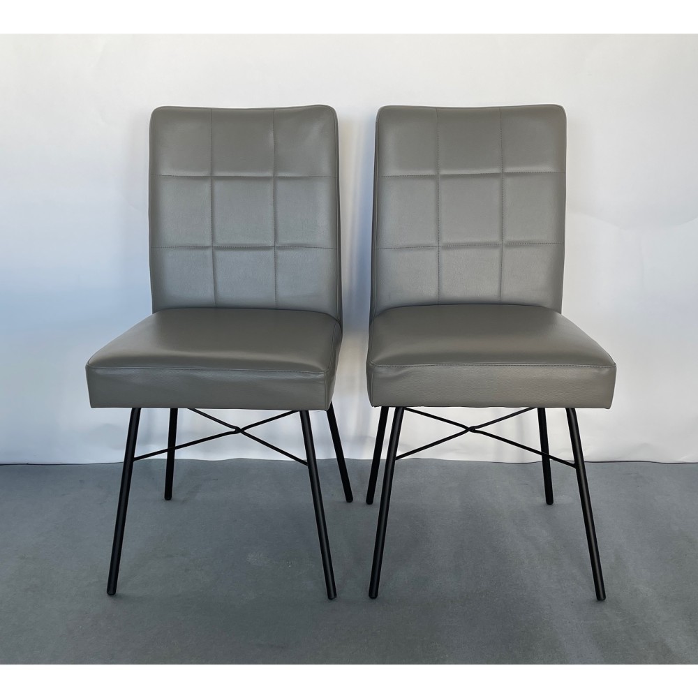 KGY-141865　ダイニング３点セット［ライトブラウン／ライトグレー］