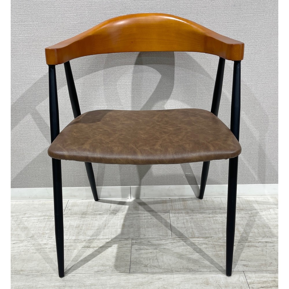 KGY-140675　アームチェア［ブラウン］