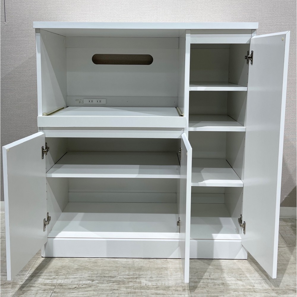 KGY-140475　キッチンカウンター［ＬＯＷＹＡ］［ホワイト］