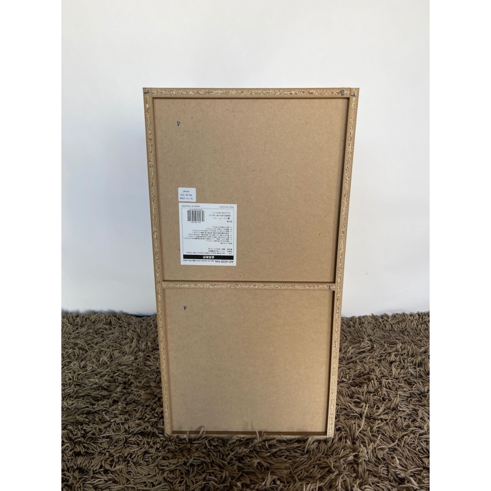 KGY-141608　２段ボックス［ナチュラル］