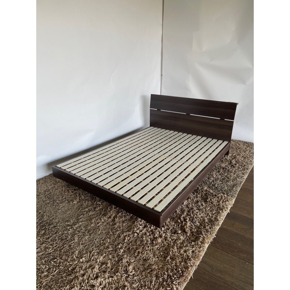 KGY-141575　ベッドフレーム［ダブル］［ブラウン］