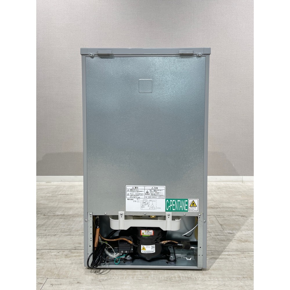 KGY-140745　２ドア冷凍冷蔵庫［８７Ｌ／右開き］［シルバー］