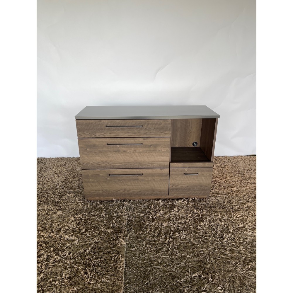 KGY-141586　キッチンカウンター［ブラウン］