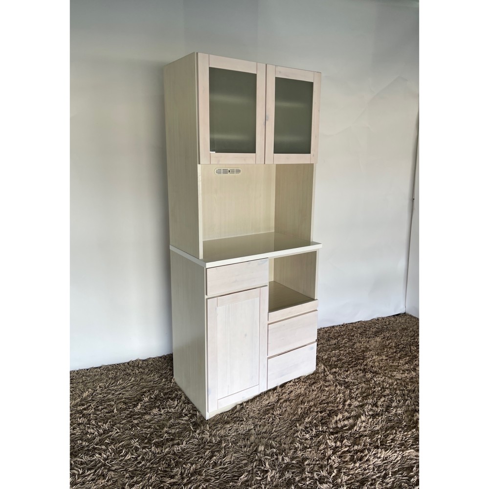 KGY-141623　食器棚［ナチュラル］