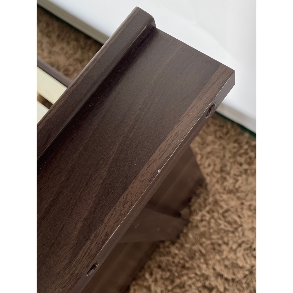 KGY-141575　ベッドフレーム［ダブル］［ブラウン］