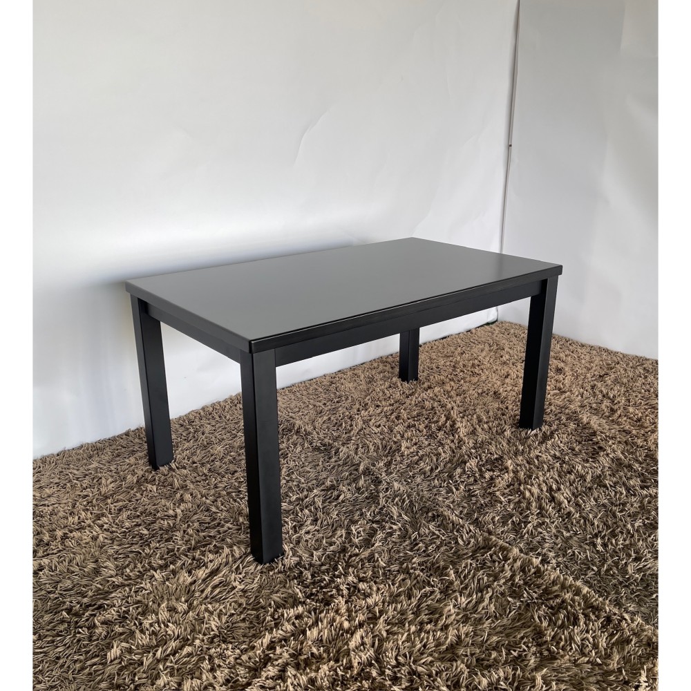 KGY-141583　ダイニング５点セット［ブラック］