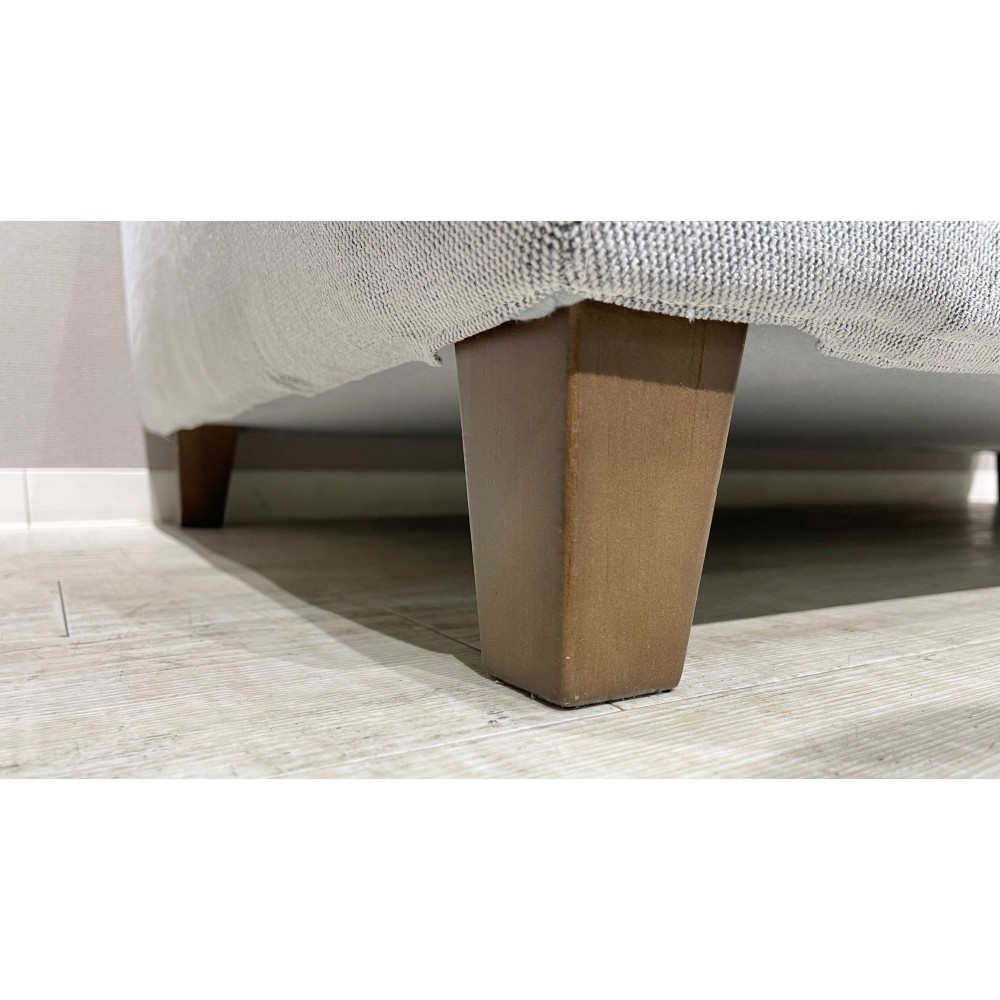 KGY-140619　２Ｐソファ＋オットマン［グレー］