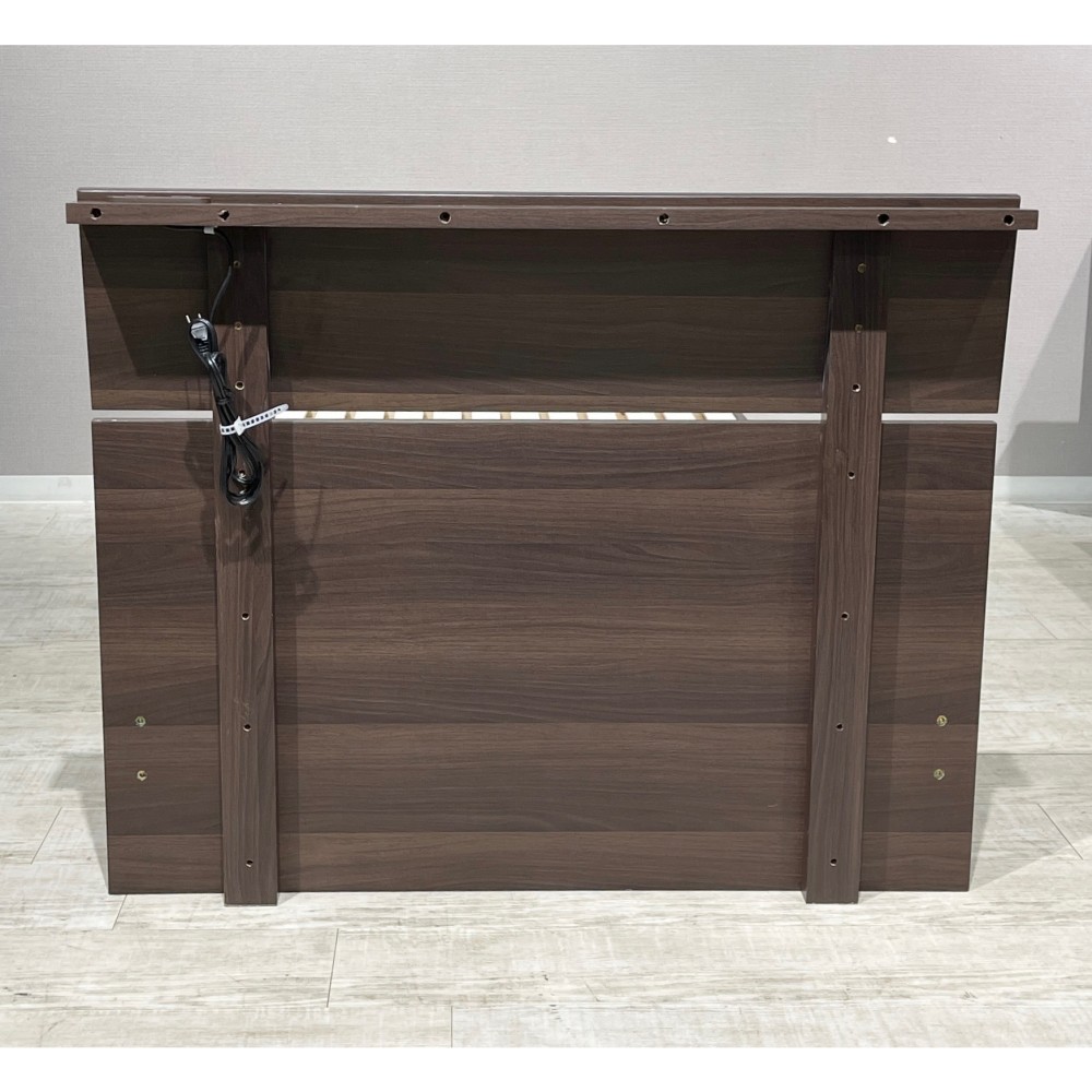 KGY-141148　ベッドフレーム［シングル］［ブラウン］