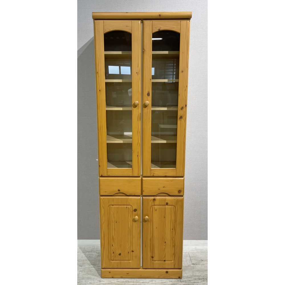 KGY-141012　食器棚［ナチュラル］