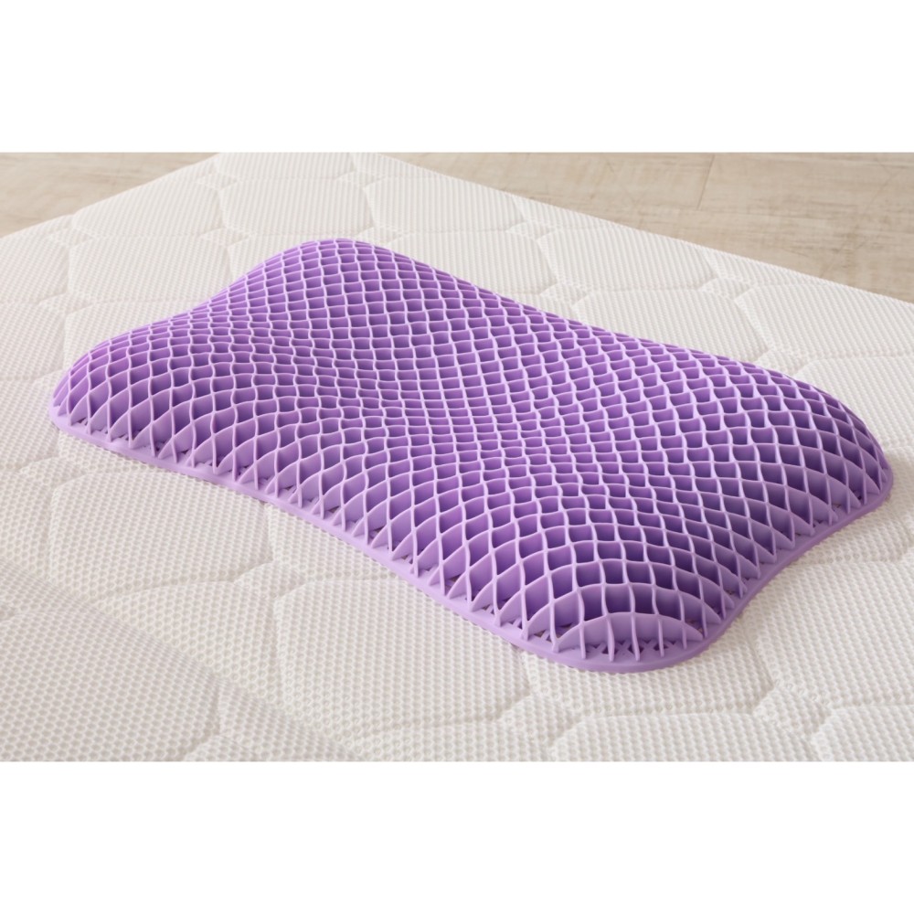 YS-1121547　イエローシープ　エアクリーンまくらジュニア［パープル・ホワイト］