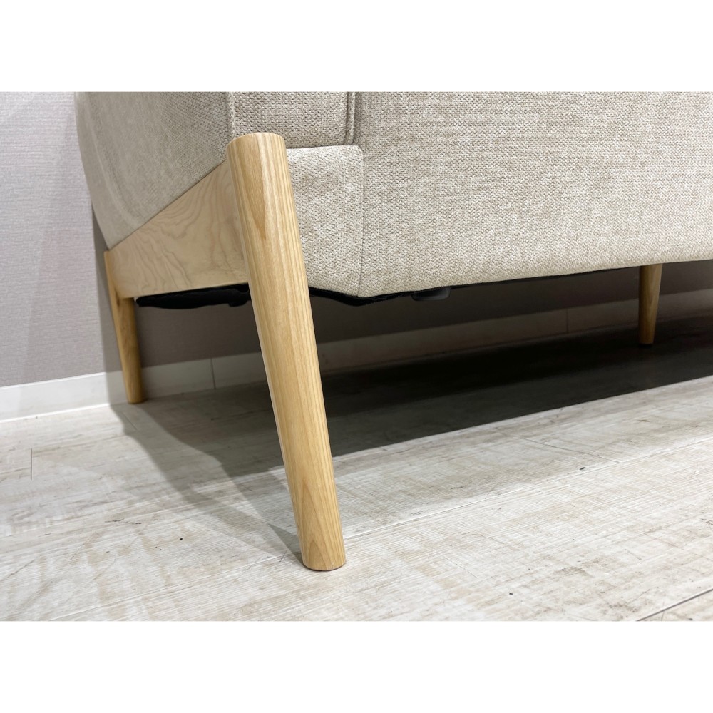 KGY-140471　３Ｐソファ［ベージュ］