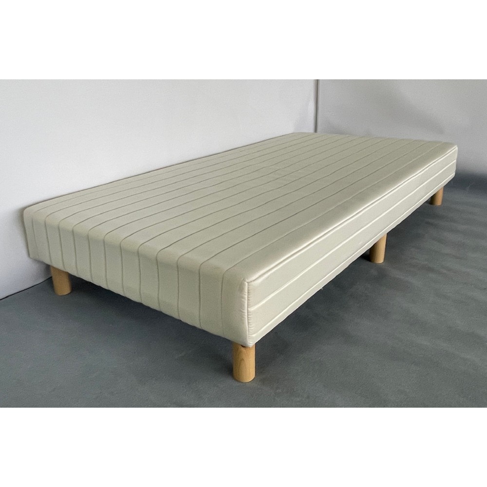 KGY-141895　脚付マットレス［シングル］［アイボリー］