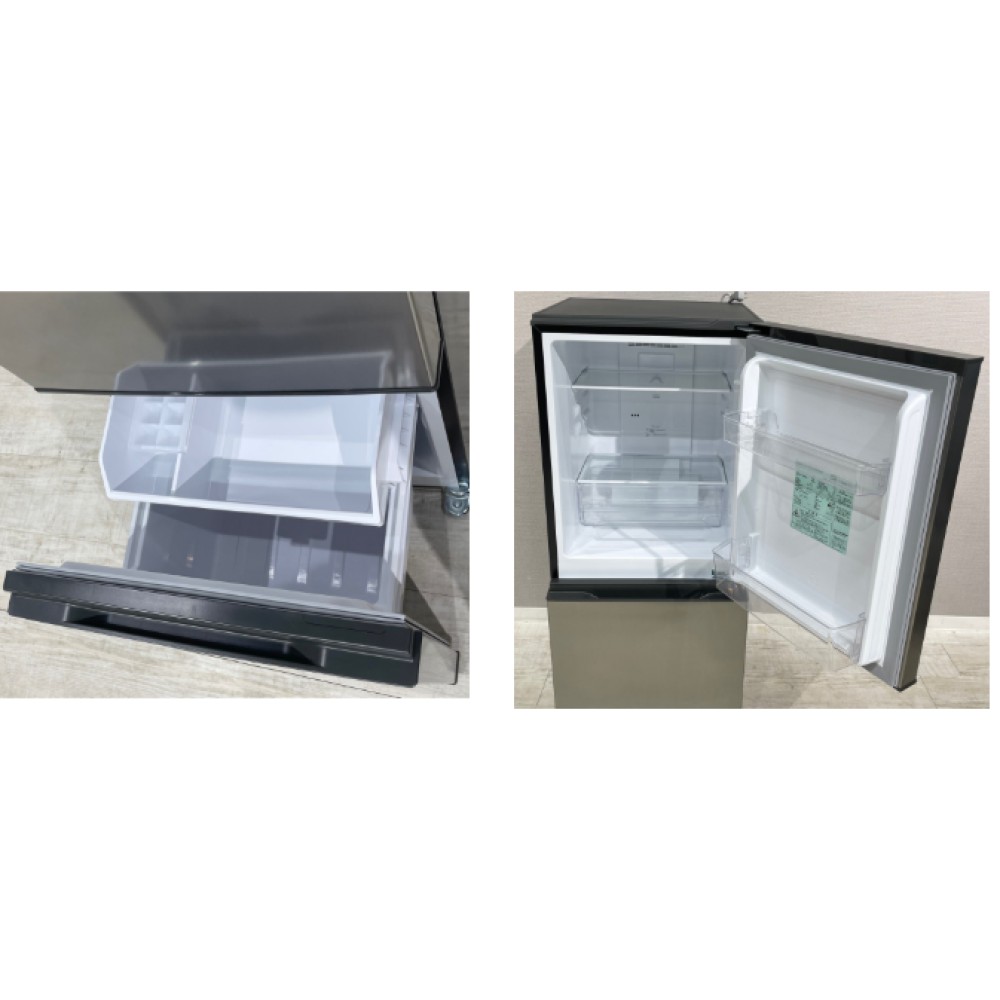 HRN-1202875　志村様専用冷蔵庫［１３５Ｌ］［シルバー］　