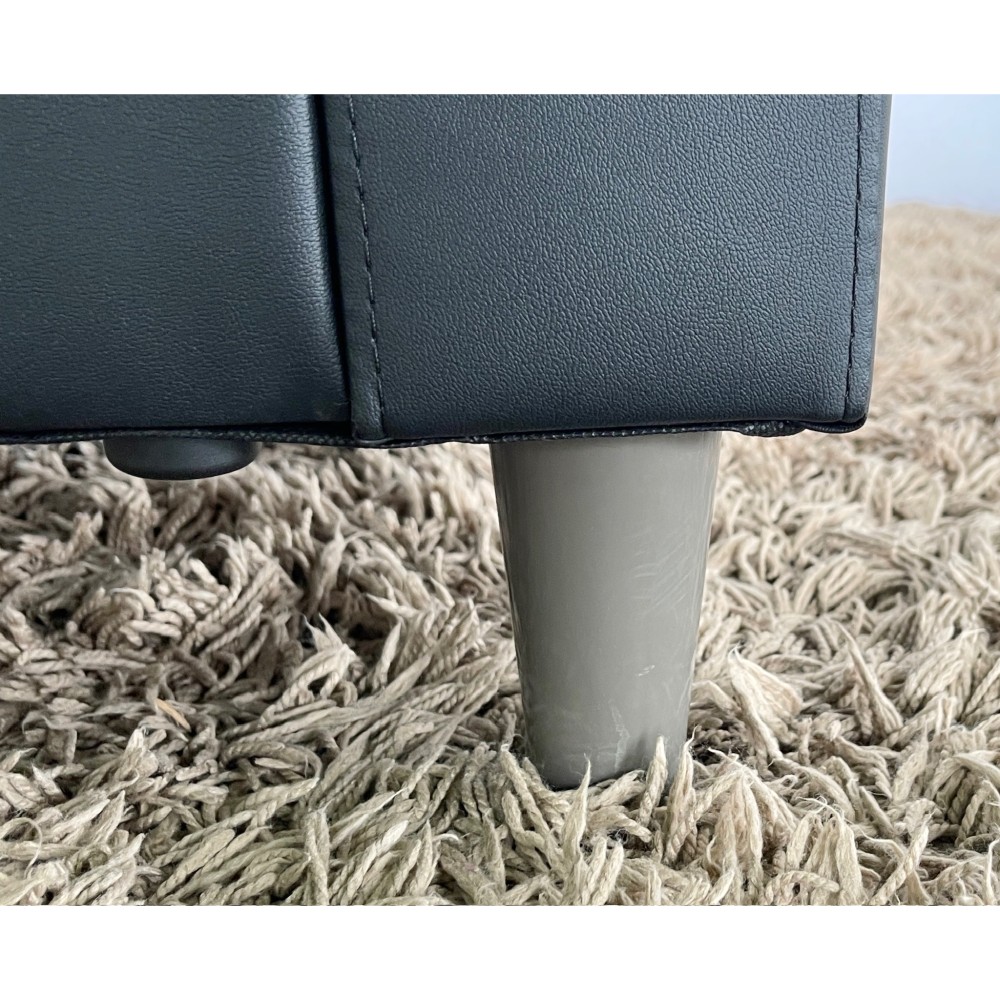 KGY-141483　カウチソファセット［ブラック］