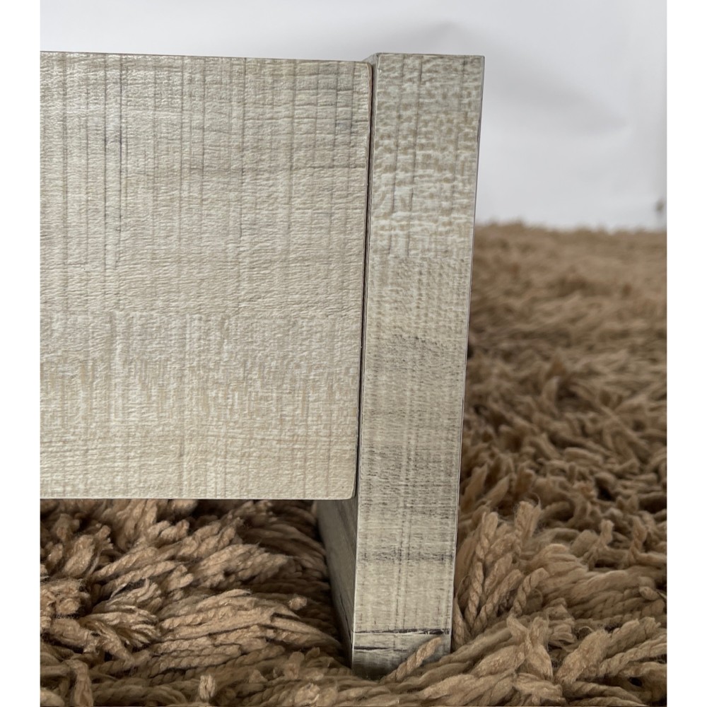 KGY-141527　ベッドフレーム［セミダブル］［アイボリー］