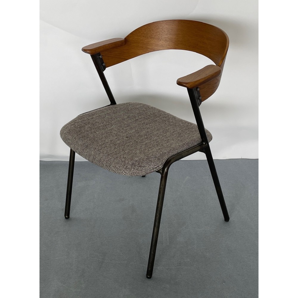 KGY-141889　チェア［ブラウン／グレー］