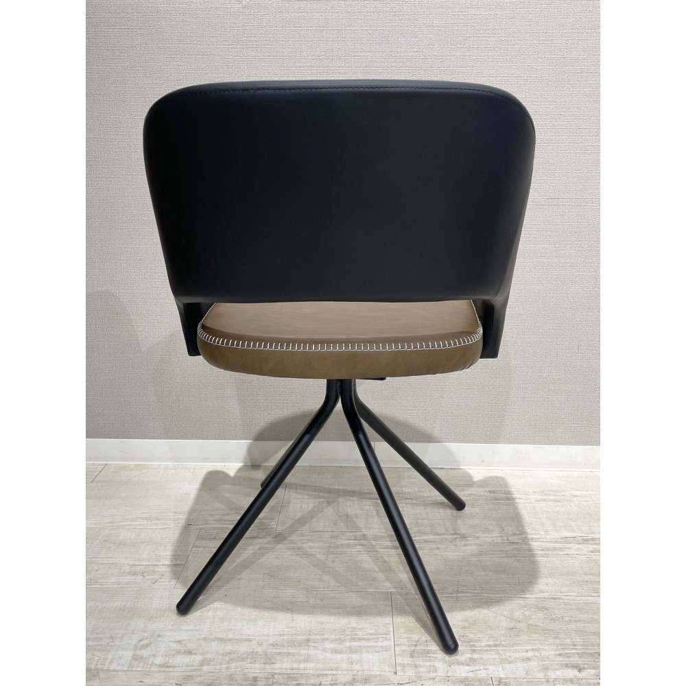 KGY-140770　回転チェア［ブラウン］