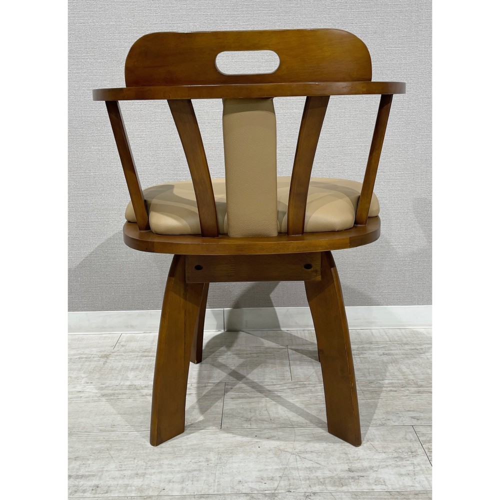 KGY-140670　回転チェア［ブラウン］