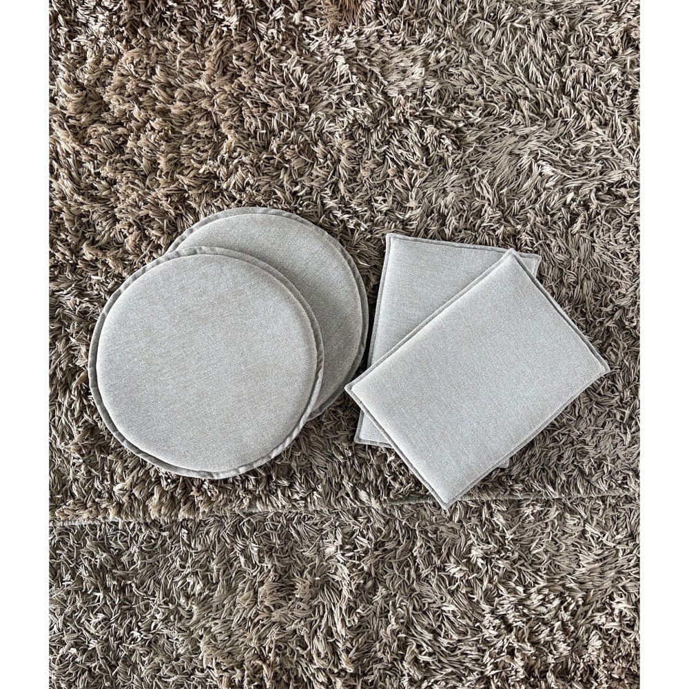 KGY-141582　ダイニング４点セット［ナチュラル］