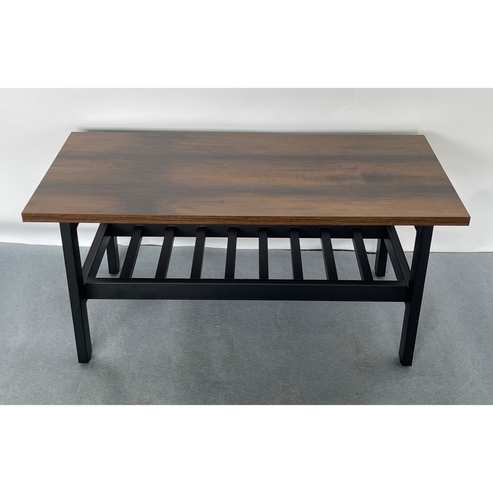 KGY-141902　ローテーブル［ブラウン／ブラック］